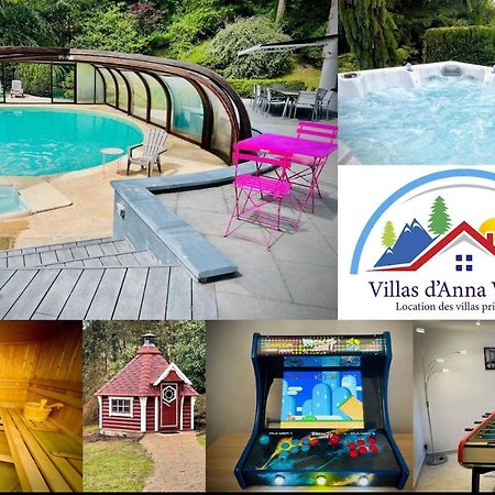 Villa 250m2 avec PISCINE chauffée&SPA&kota-grill&sauna Saint-Die-des-Vosges Exteriör bild