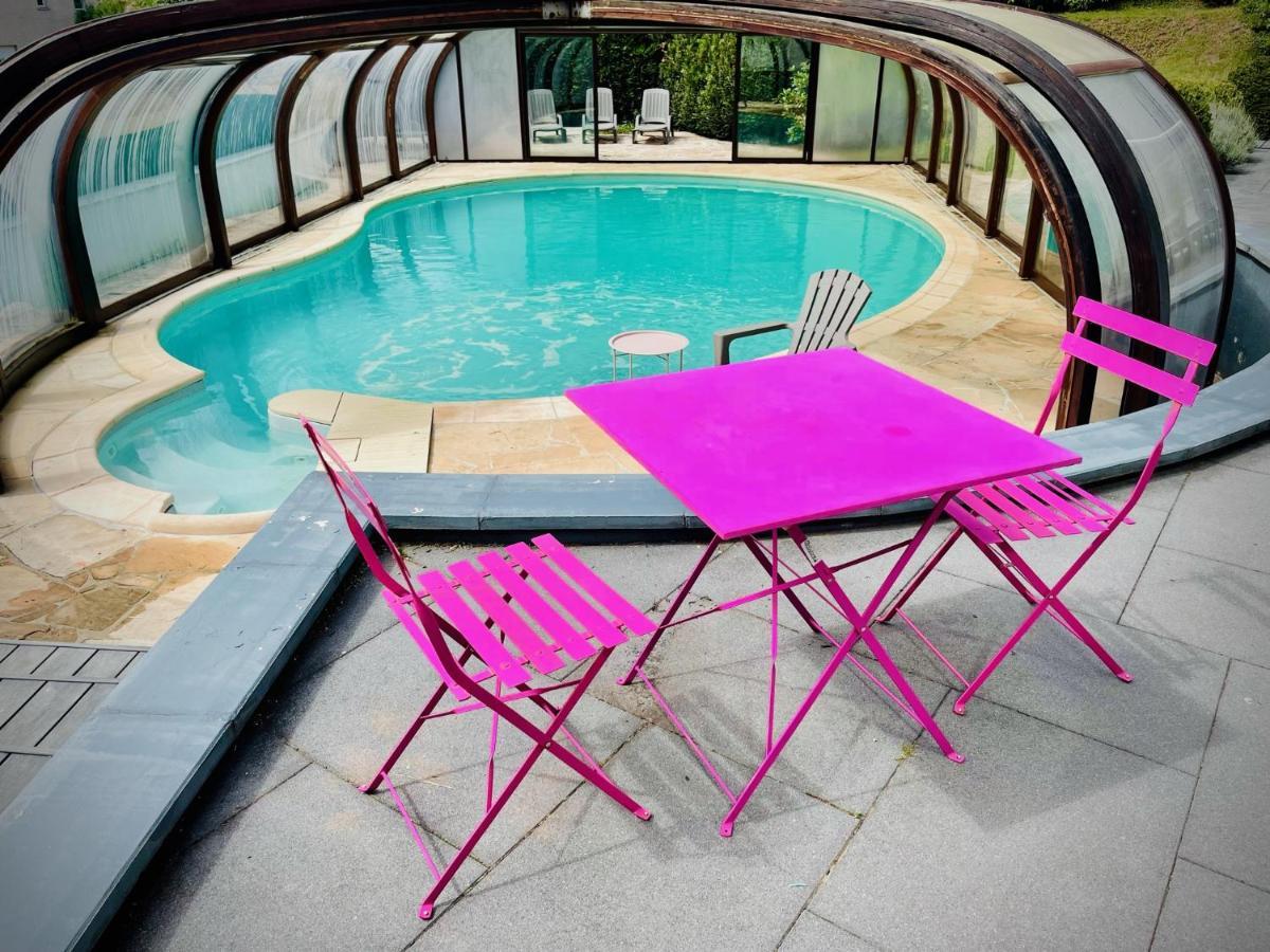 Villa 250m2 avec PISCINE chauffée&SPA&kota-grill&sauna Saint-Die-des-Vosges Exteriör bild