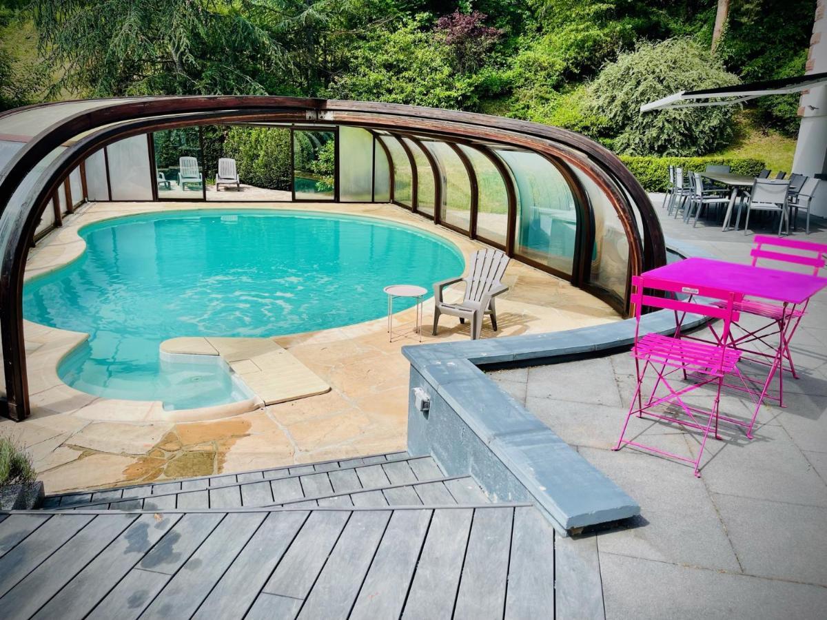 Villa 250m2 avec PISCINE chauffée&SPA&kota-grill&sauna Saint-Die-des-Vosges Exteriör bild