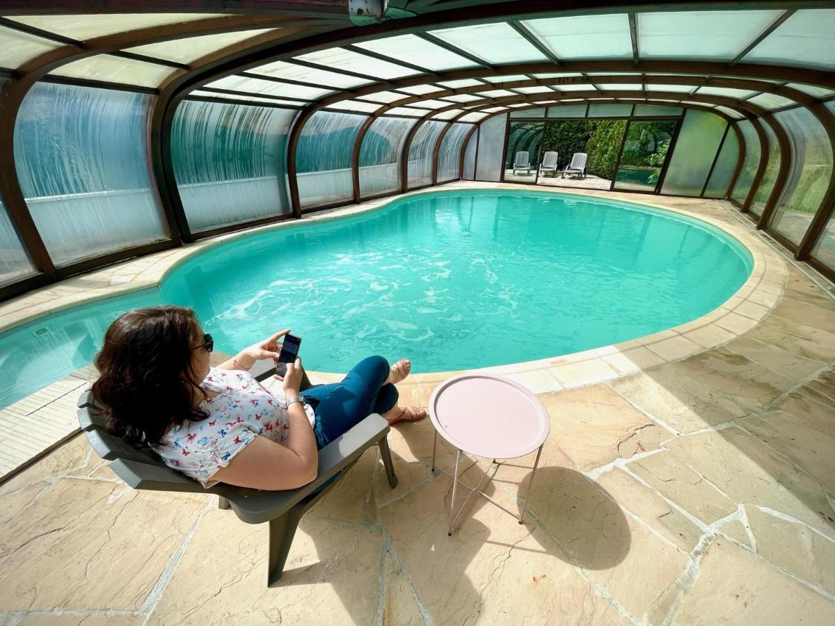 Villa 250m2 avec PISCINE chauffée&SPA&kota-grill&sauna Saint-Die-des-Vosges Exteriör bild