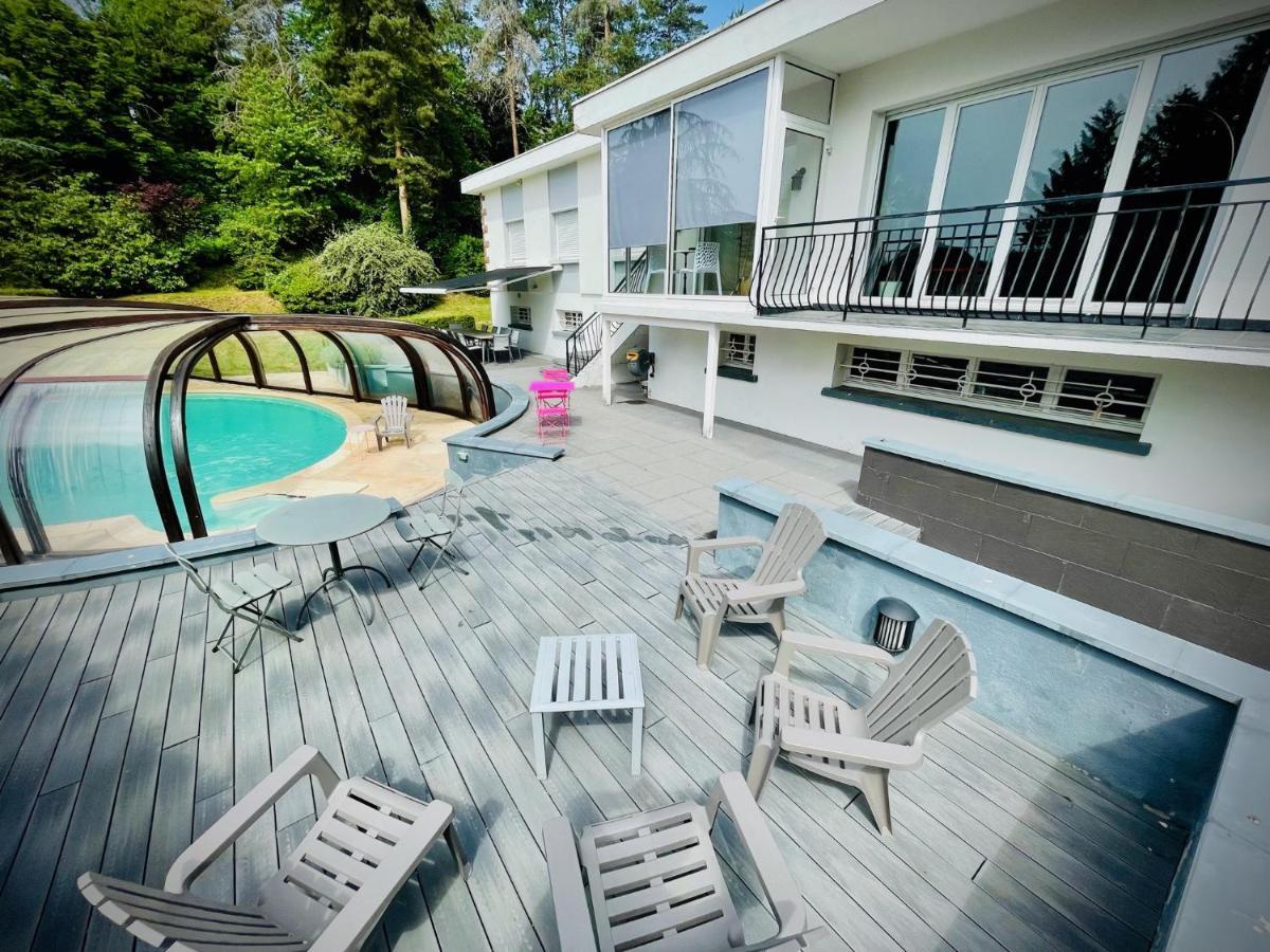 Villa 250m2 avec PISCINE chauffée&SPA&kota-grill&sauna Saint-Die-des-Vosges Exteriör bild