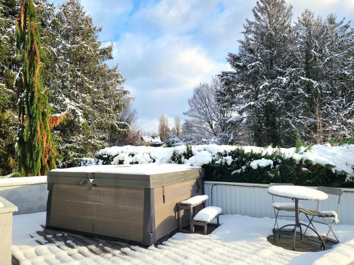 Villa 250m2 avec PISCINE chauffée&SPA&kota-grill&sauna Saint-Die-des-Vosges Exteriör bild